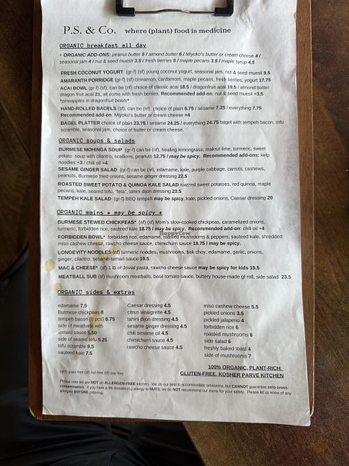   at P.S. and Co. in Philadelphia