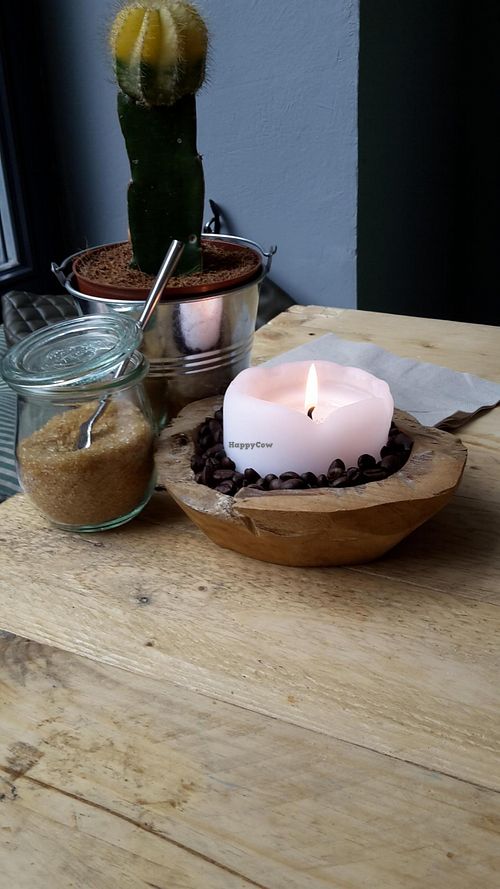 table at Greenies in Dusseldorf