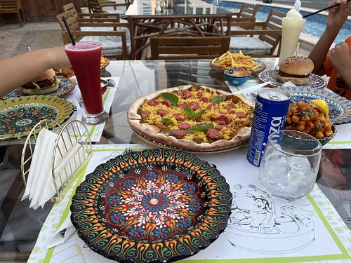 Vegan pepperoni pizzaa  at Yovego in Doha Municipality