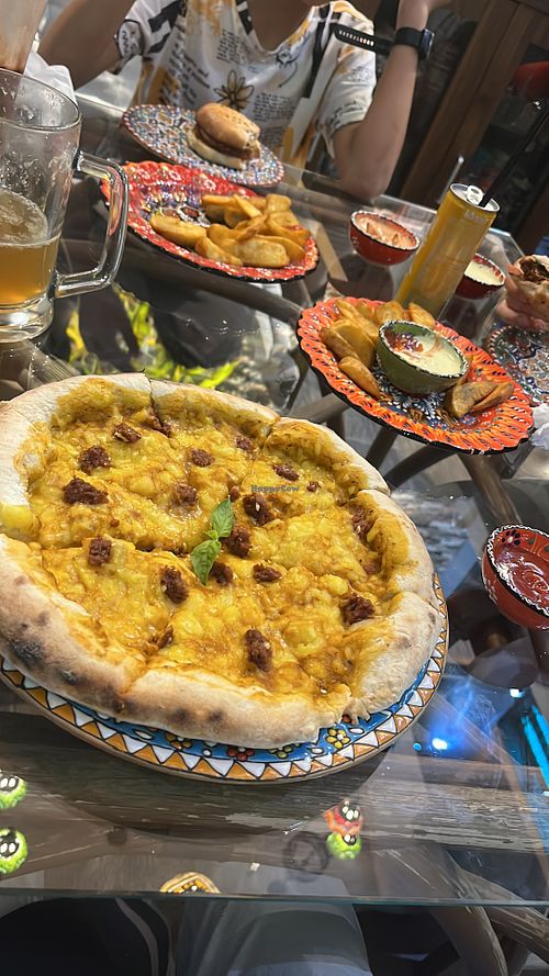 Vegan pizzaa  at Yovego in Doha Municipality