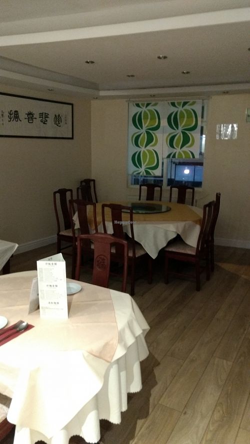 upstairs at Lotus Plant Based Kitchen in Manchester