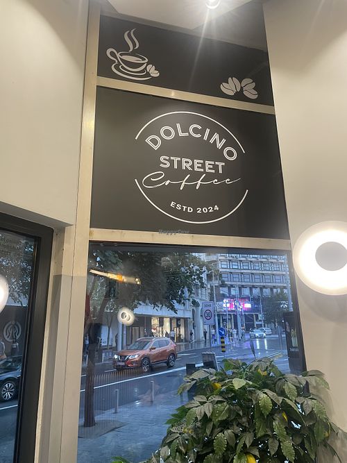 Sign  at Dolcino Street Coffee in Grad Beograd