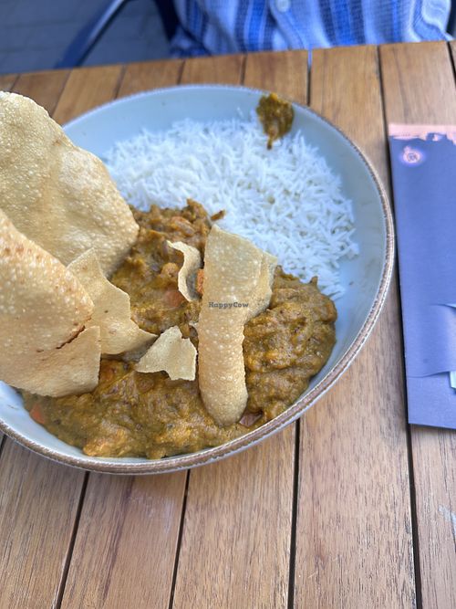 Sri Lankan pumpkin curry  at Cafe 100 Watt in Noord-brabant