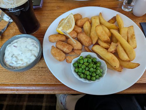 Vegan scampi at Bunbury arms in Chester