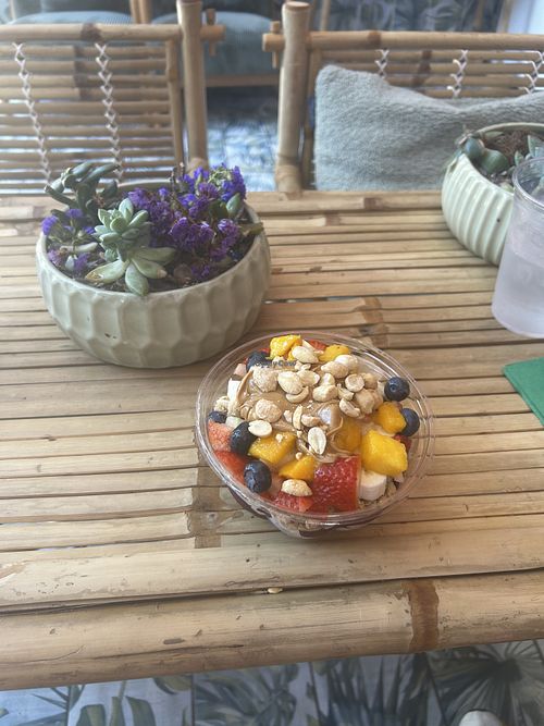 Peanut butter açaí bowl   at Little Hawaii Smoothie Bar in Santa Monica