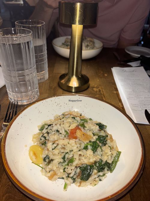 Vegetable Risotto - Vegan & GF  at Cha Bella in Savannah