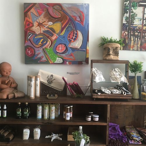 interior  at June's Art Cafe in Koh Samui