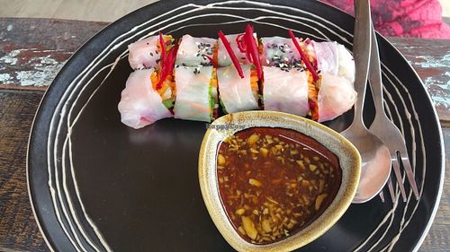 Rolls  at June's Art Cafe in Koh Samui