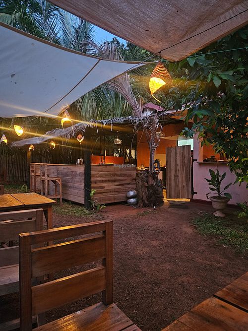 Outside Seating at Ratata Cafe in Eastern Province