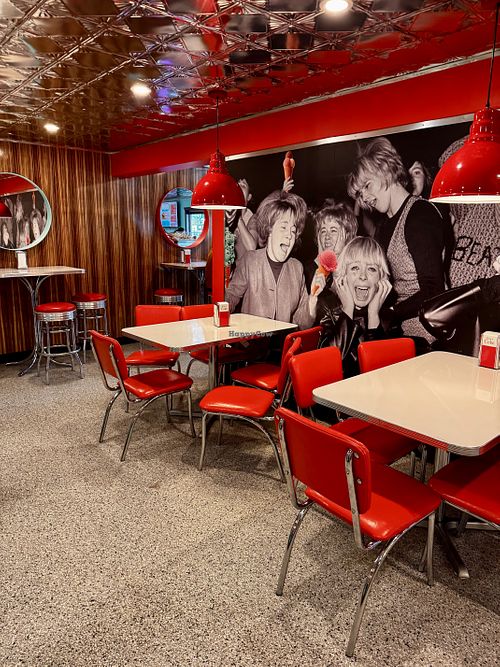 The inside  at Screamers Ice Cream Cafe in Radium Hot Springs