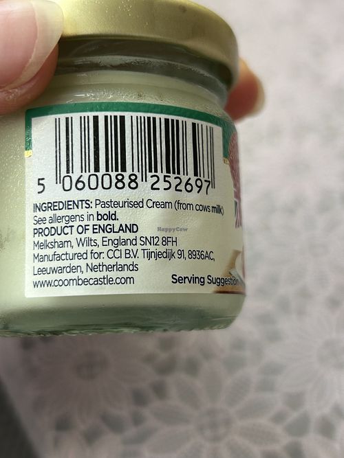 clotted creamm  at Queens tea room in Noord-holland