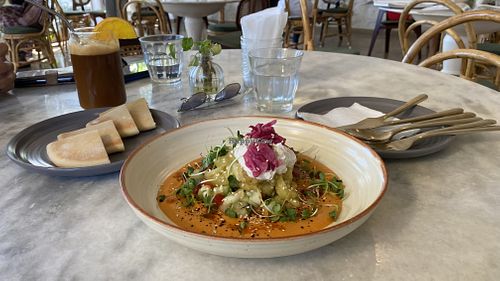 Yum 😋   at Conscious Cafe in Auroville