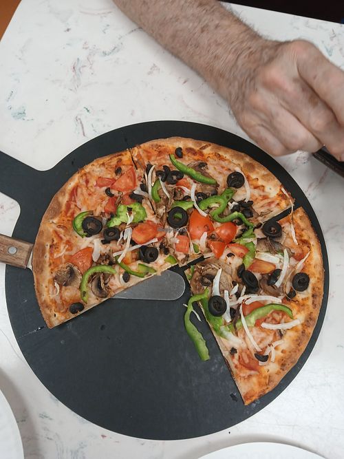 "Vegan Vegetarian" - but all ingredients are vegan. at Local Pizza Co. in St Petersburg