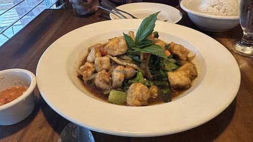 D50 Tofu Grapow -Vegan  at Sukhothai in Beacon