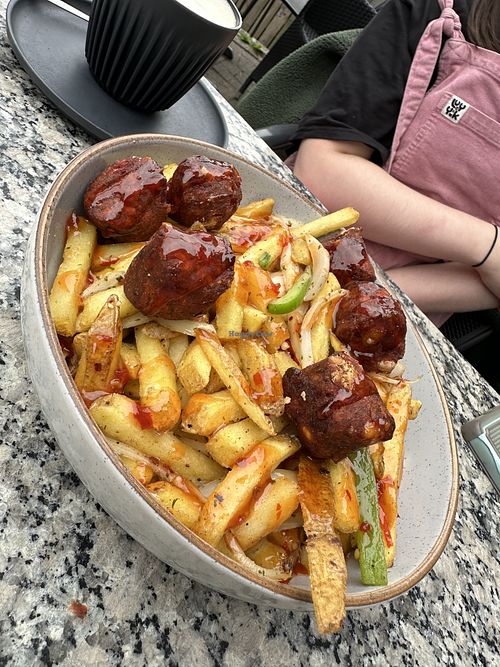 ‘Loaded’ salt n pepper fried with mini pakoras   at The Village in Maryland