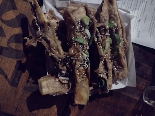 Tempurá de berinjela. at Pavilhão Lapa in Rio De Janeiro
