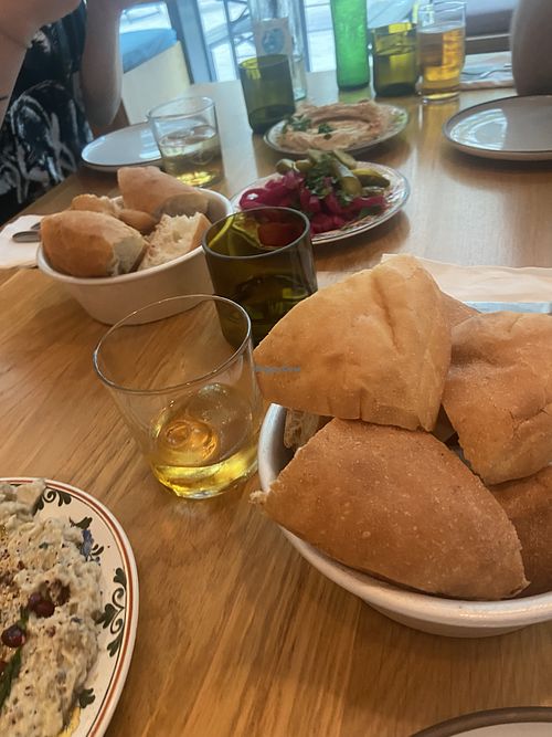 Der erste Gang des veganen Menüs: Cold Mezze  at Viva Levante in Hamburg