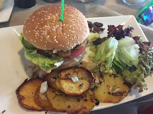 Selly's Burger at Selly's Vegan Bar in Passau