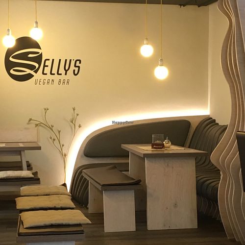 Selly's interior. at Selly's Vegan Bar in Passau
