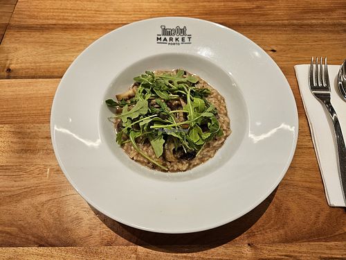 Mushroom risotto at Fava Tonka — Time Out Market Porto in Porto
