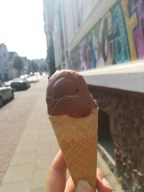 Chocolate ice-cream, small, 70ct at Garten Eis Cafe in Bielefeld