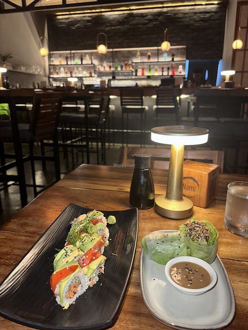 Tokyo roll- good, but not crazy, would’ve probably taken something else. The spring rolls were great though   at Nami Santa Teresa in Santa Teresa