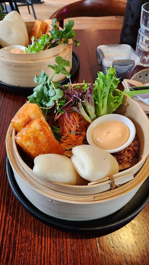 Tofu bao at Chop Chop Asian Kitchen Bar in Bright