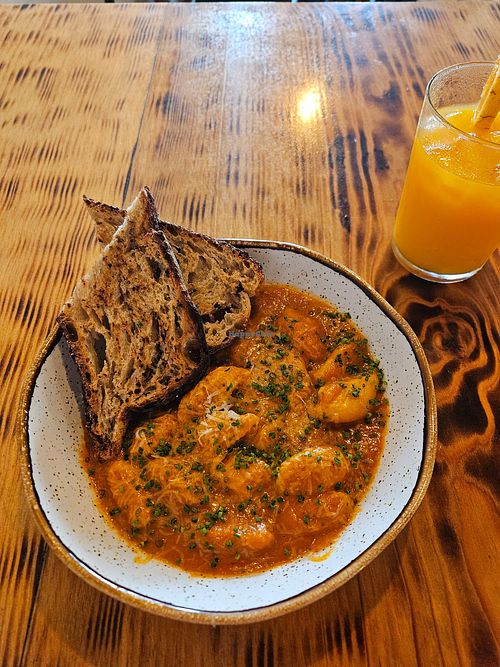 Vegan gnocchi at Flora Porto Brunch and Dishes in Porto