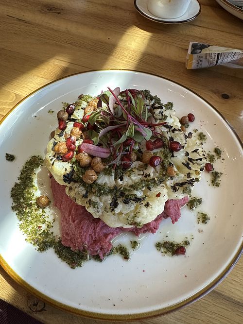 Cauliflower steak  at Emily's Kitchen in Denison