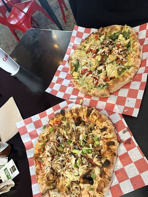   at Cinders Wood Fired Pizza in Redding