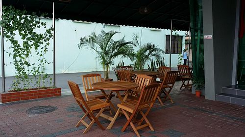 Outdoor at Greengreen Cafe in Penang