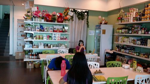 Interior at Greengreen Cafe in Penang