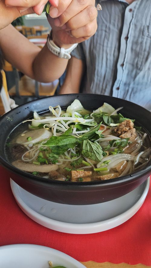 Vegan Pho  at Binge Vietnamese Fusion in Stockton