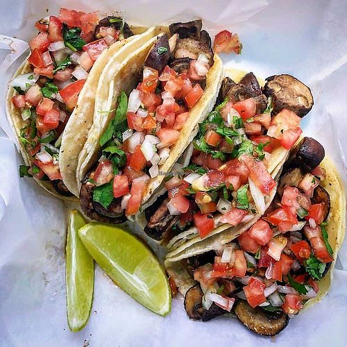 Mushroom Tacos  at La Bamba Mexican Food in Lodi