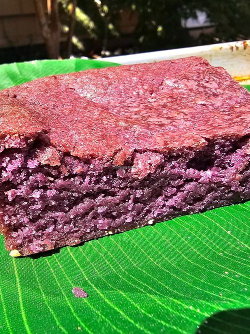 Vegan Ube Brownie  at Nika's Mad Sweets in Stockton