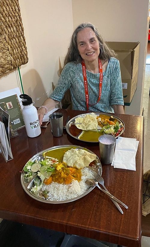  at Govinda's Hare Krishna Restaurant in Northbridge