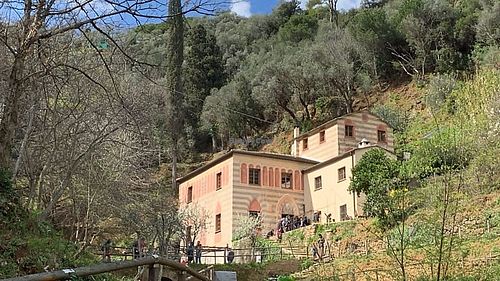 Monastery at L'Eremo - Rifugio escursionistico nel Parco di Portofino in Liguria