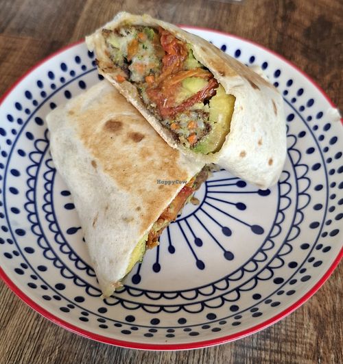 Viva Vegano burrito at The Parc Deli in Cardiff