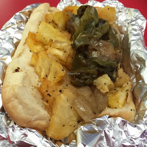 PAT-atoe sandwich (named after the owner-not on menu-special request)  at Valpo Viennas in Valparaiso