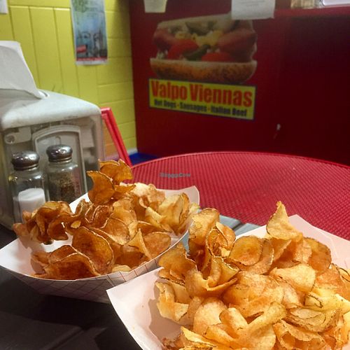 golden crispy round-a-bouts! at Valpo Viennas in Valparaiso