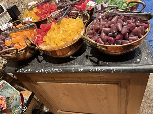 "Vegan cuberdons"  at La Belgique Gourmande in Vlaanderen