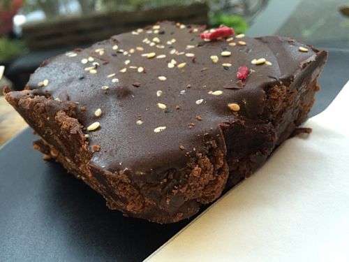 Vagan Brownie at Moehren Milieu Eco Cafe in Mainz