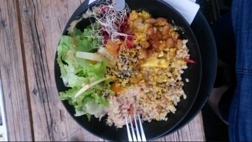 Love Bowl....gigantic....very very recommendable  at Moehren Milieu Eco Cafe in Mainz