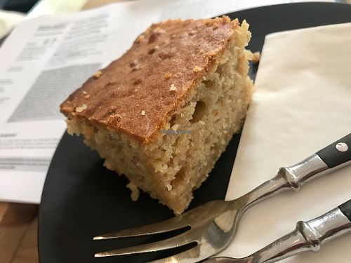 banana cake at Moehren Milieu Eco Cafe in Mainz