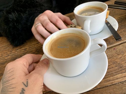 coffee at Moehren Milieu Eco Cafe in Mainz