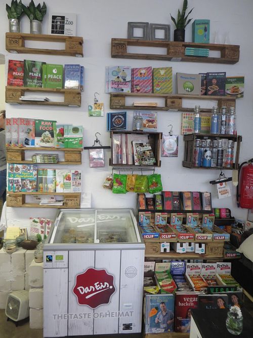 food for thought and for the sweet tooth at Moehren Milieu Eco Cafe in Mainz