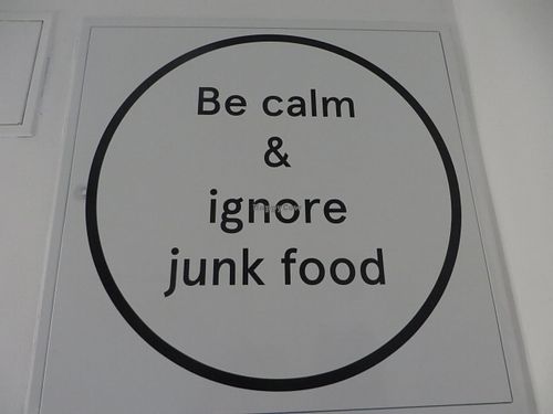 toilet wisdom at Moehren Milieu Eco Cafe in Mainz