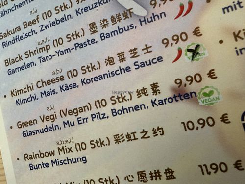 menu  at Mr.Dumpling & Noodle in Baden-württemberg