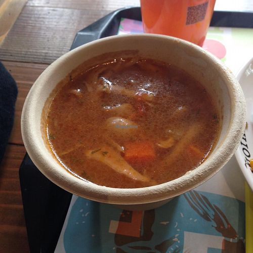 Soup from set lunch at Sproutworks - XinTianDi in Shanghai