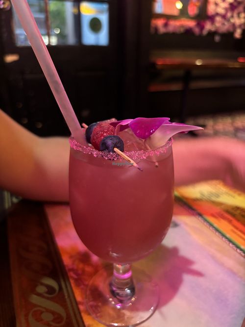 Berry margarita  at Tito's Taqueria & Bar in Richmond